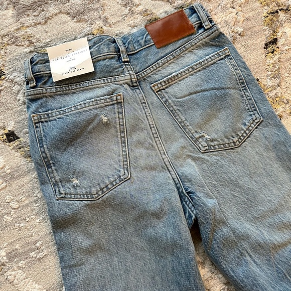 Zara Bliss Straight Jeans in Azure Blue - Picture 4 of 7